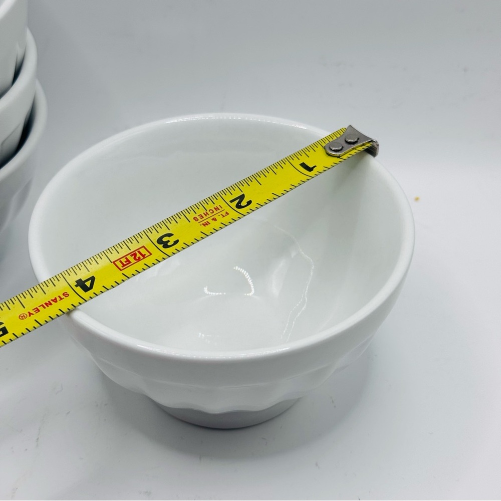 BIA Cordon Bleu 4.5 Ounce Fluted Bowl Set of 4, White, EUC - Picture 7 of 8